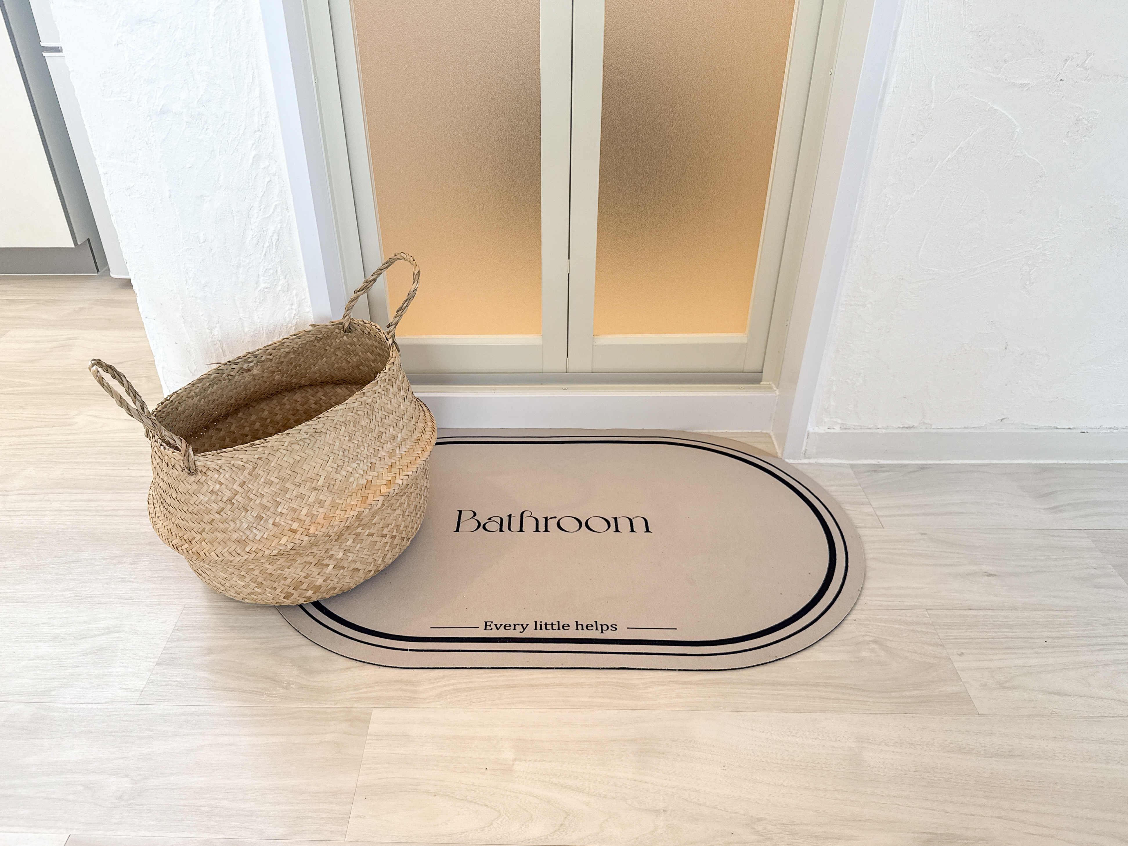Washlet toilet, separate from the bath